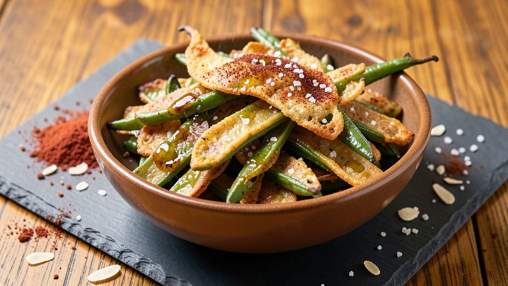 Baked Green Bean Chips Recipe: Crunchy, Lightweight Snack With Zero Guilt