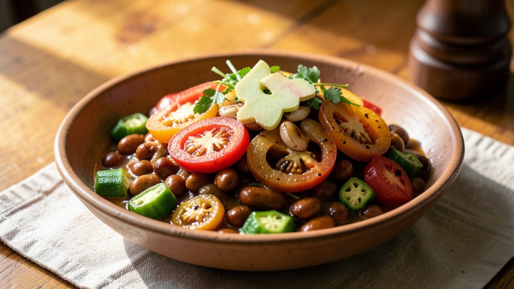 African Mung Beans Recipe: Spiced Okra-Thickened One-Pot Heartiness