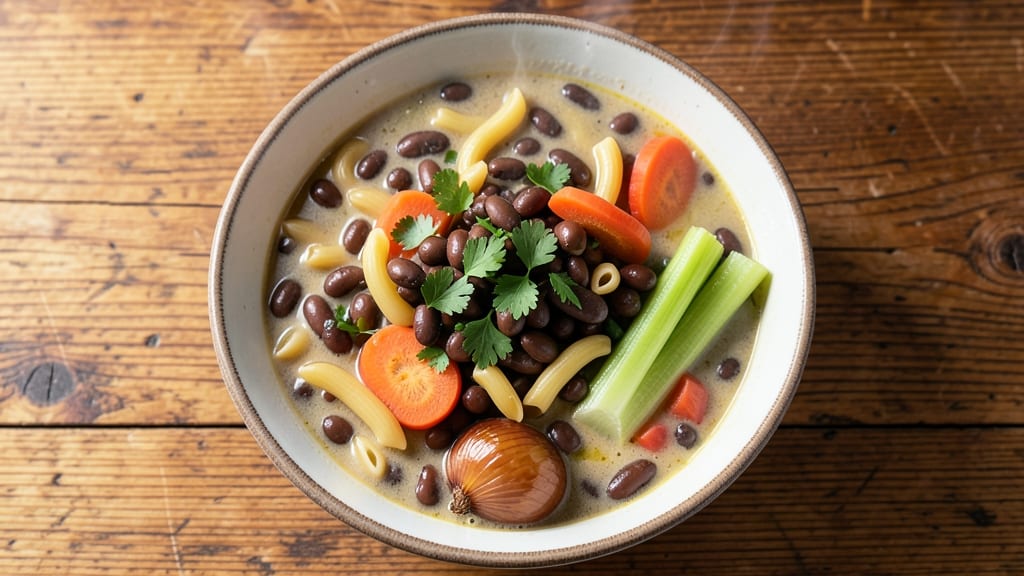 Black Bean Minestrone Soup Recipe: Hearty Vegetable-Packed Warmth in One Pot