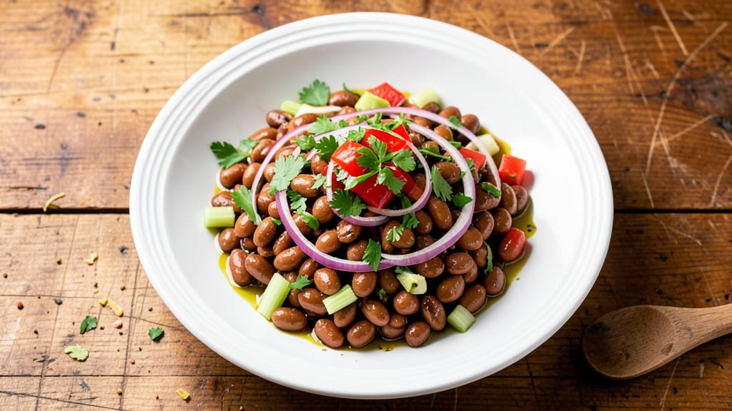 Brown Bean Salad Recipe: Sweet Vinegar-Kissed Crunch With Pantry Staples