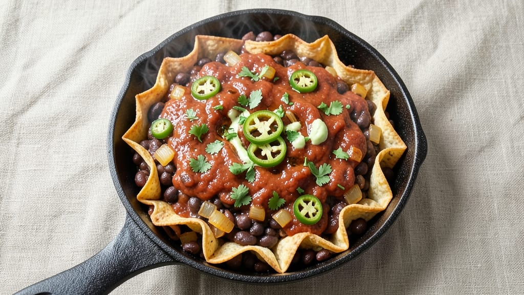 Black Bean Tortilla Casserole Recipe: Crispy Topped Comfort in One Pan