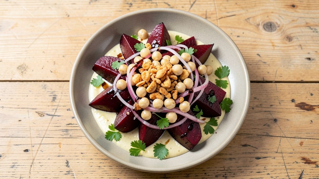 Beetroot and Bean Salad Recipe: Earthy Sweetness With Crunchy Chickpeas