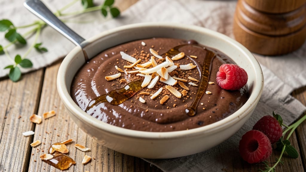 Black Bean Pudding Recipe: Silky Chocolate-Cinnamon Swirl Delight
