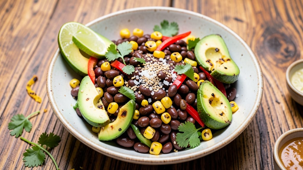 Black Bean Summer Salad Recipe: Bright Lime and Herb Zing in 15 Minutes