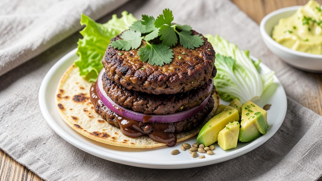 Air Fryer Black Bean Burgers Recipe: Crispy Tortilla-Crusted Plant-Based Power