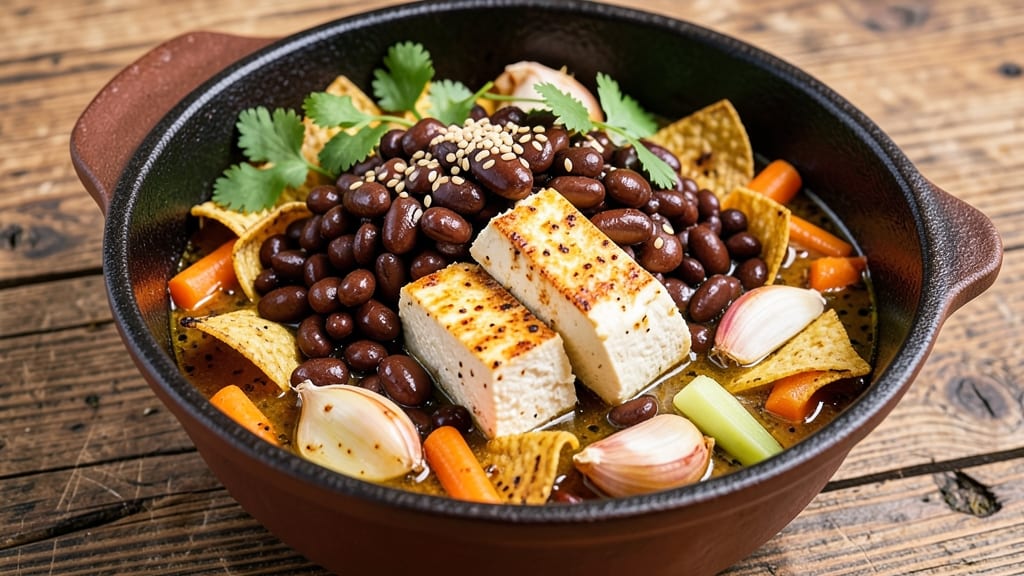 Bean Hot Pot Recipe: Smoky Tortilla-Crusted Comfort in One Pot