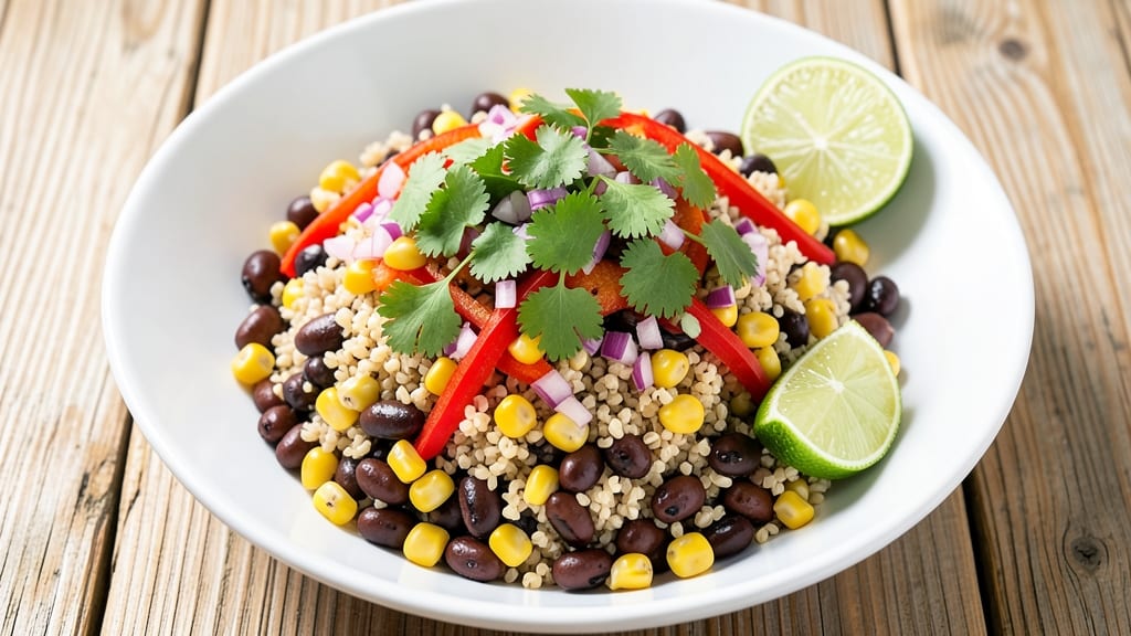 Black Bean Corn Quinoa Salad Recipe: Protein-Packed Lunch in 15 Minutes