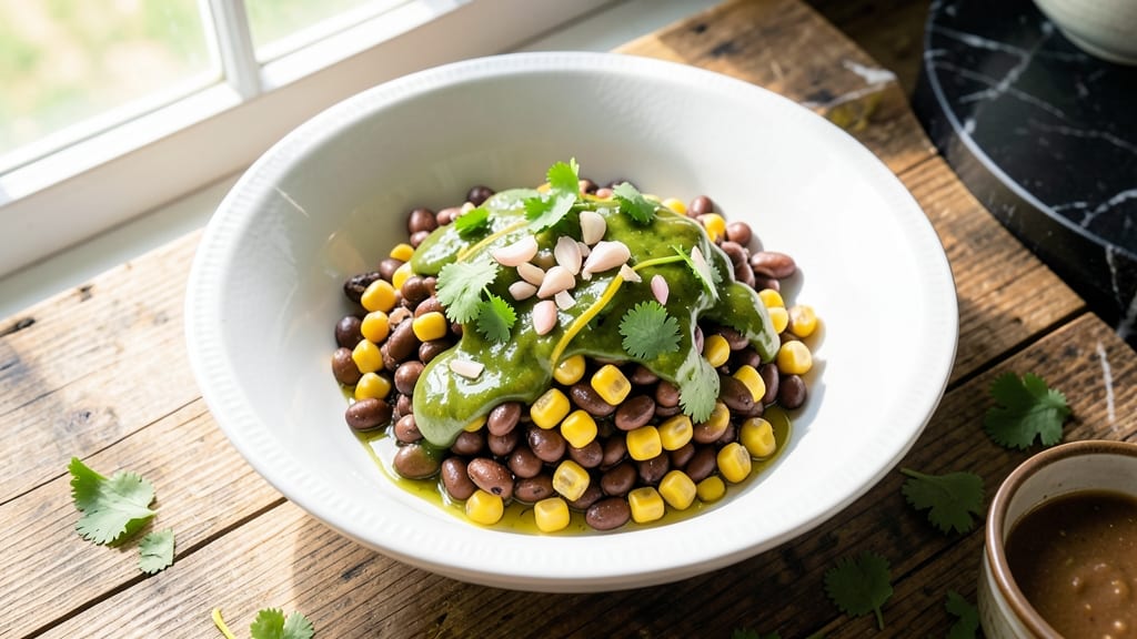 Black Bean and Corn Salad Dressing Recipe: Zesty Lime and Cilantro Vinaigrette Twist