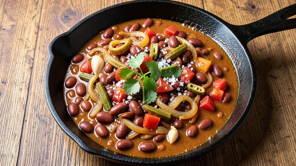 Bean Curry Recipe South Africa: Spiced Tomato and Okra Comfort in One Pot