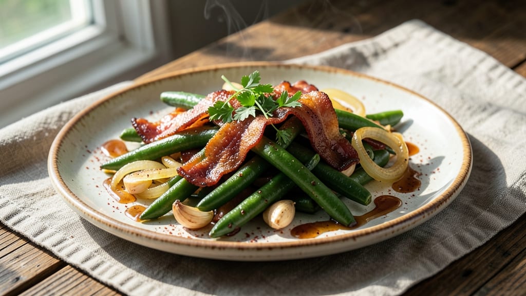Bill Miller's BBQ Green Beans Recipe: Smoky Garlic and Bacon Bite-Sized Crunch